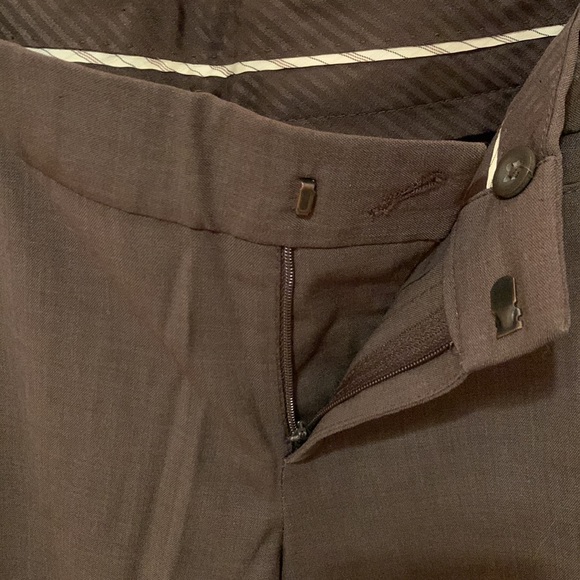 Banana Republic, Martin fit, size 2, stretch. Brown - Picture 3 of 4